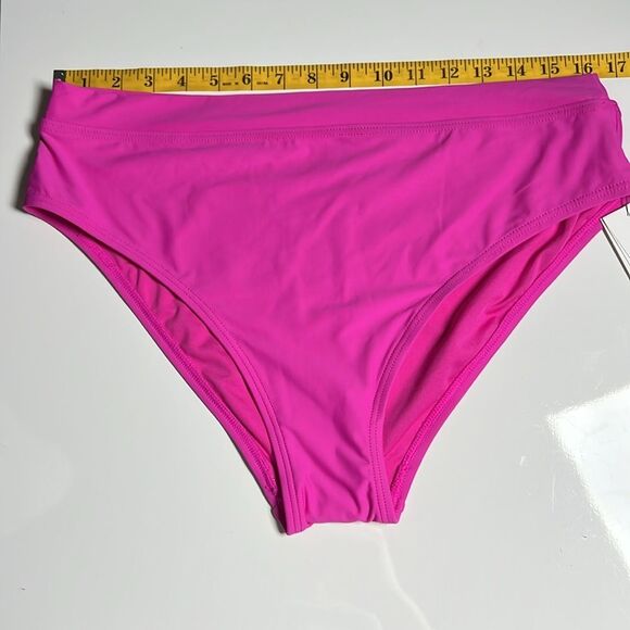DKNY Women's Mid Rise Bikini Bottom - Picture 4 of 7